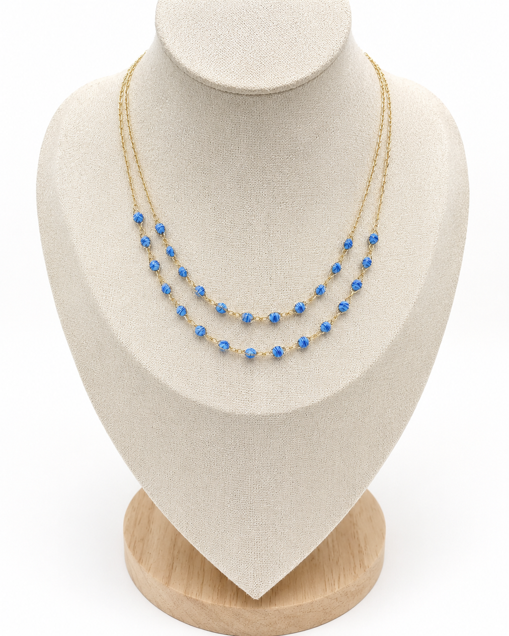 Ocean Blue Layered Necklace