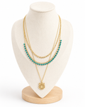 Turquoise Tiger Layered Necklace