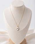 Turquoise Heart Hamsa Necklace