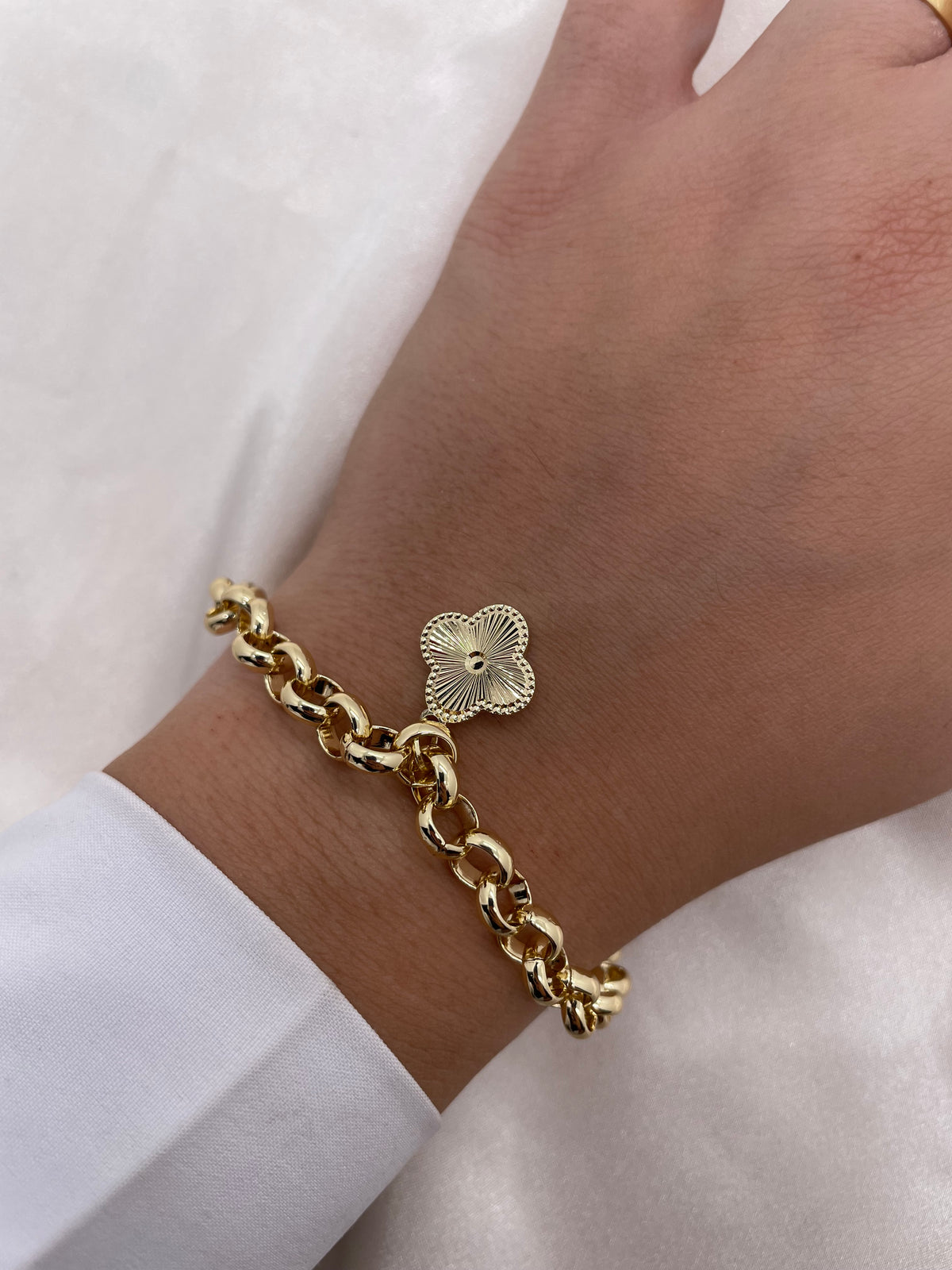 Single Vancleef Chain Bracelet