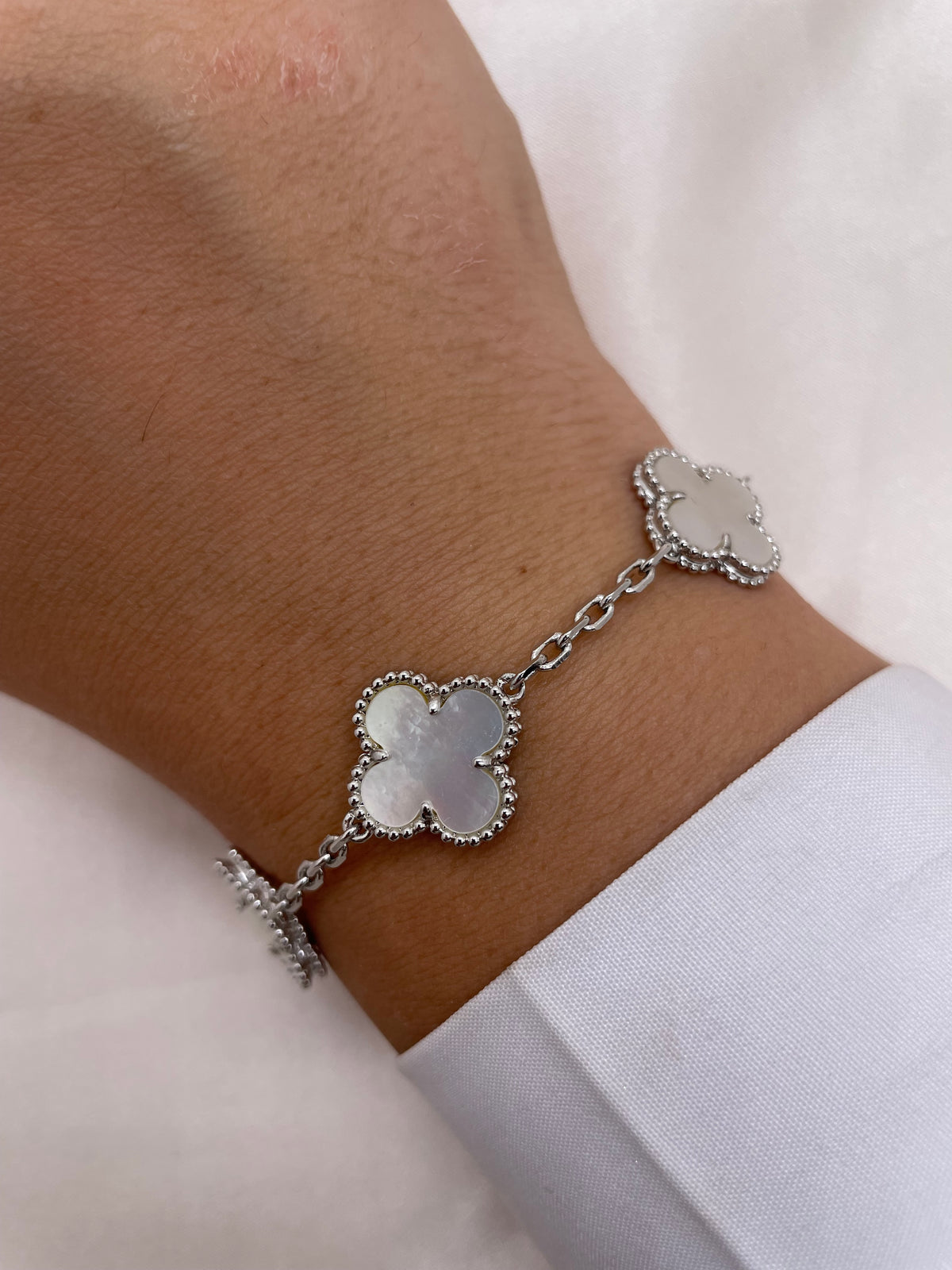 Silver Vancleef Bracelet