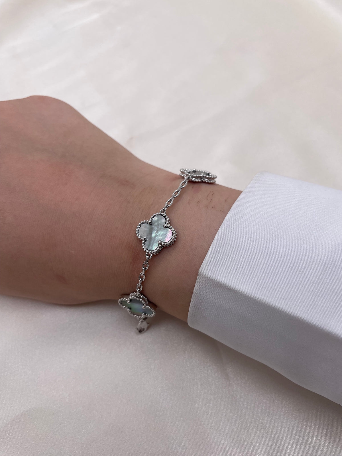 Silver Vancleef Bracelet
