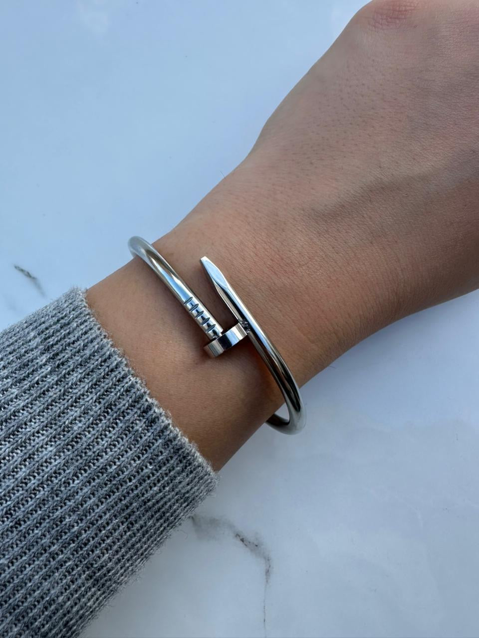 Cartier silver bangle