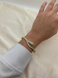 Wavy snake bangle