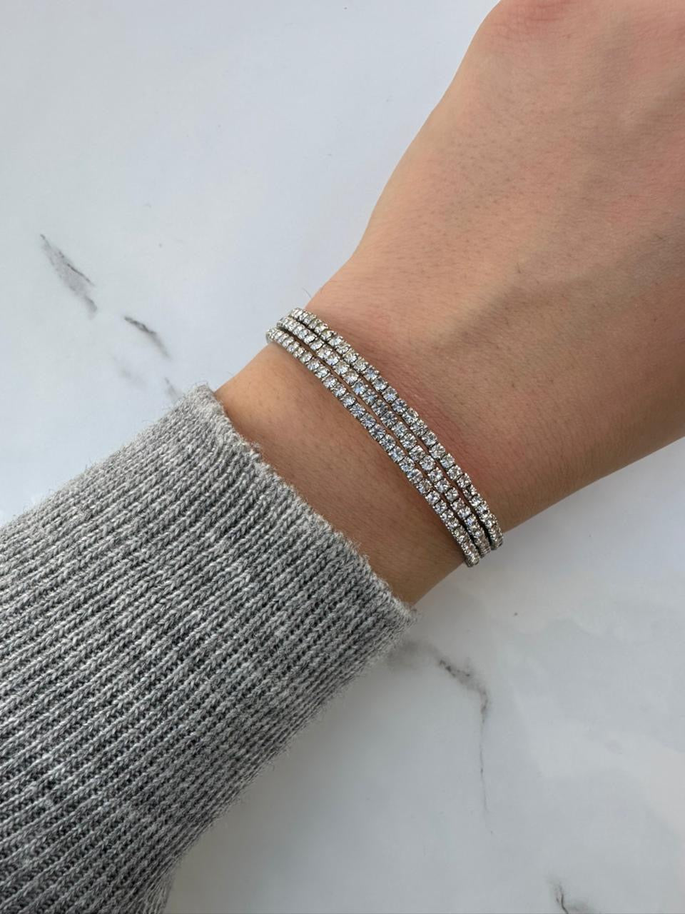 Triple Tennis bangle