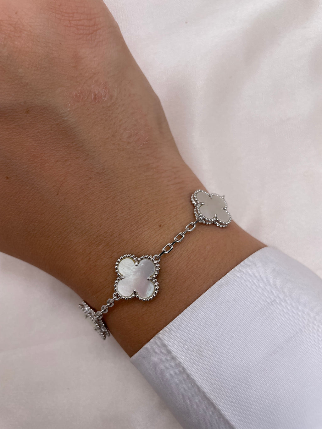 Silver Vancleef Bracelet