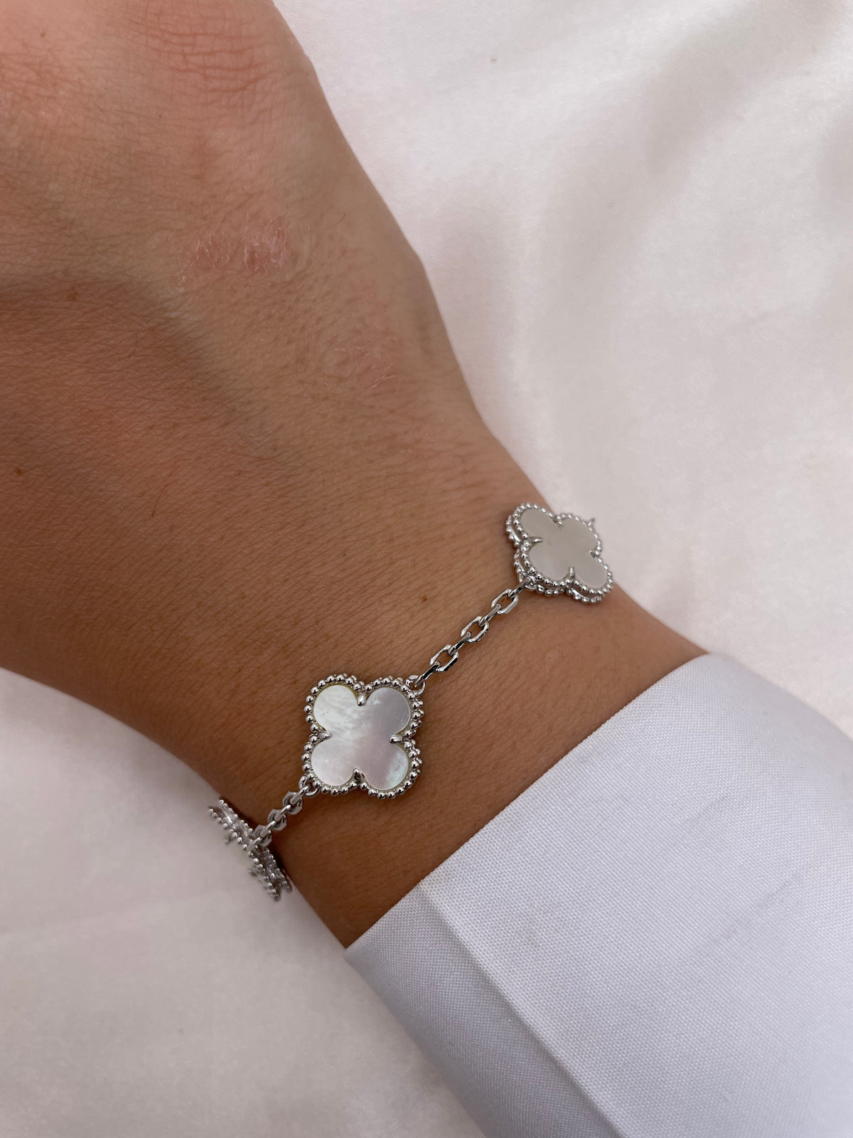 Silver Vancleef Bracelet