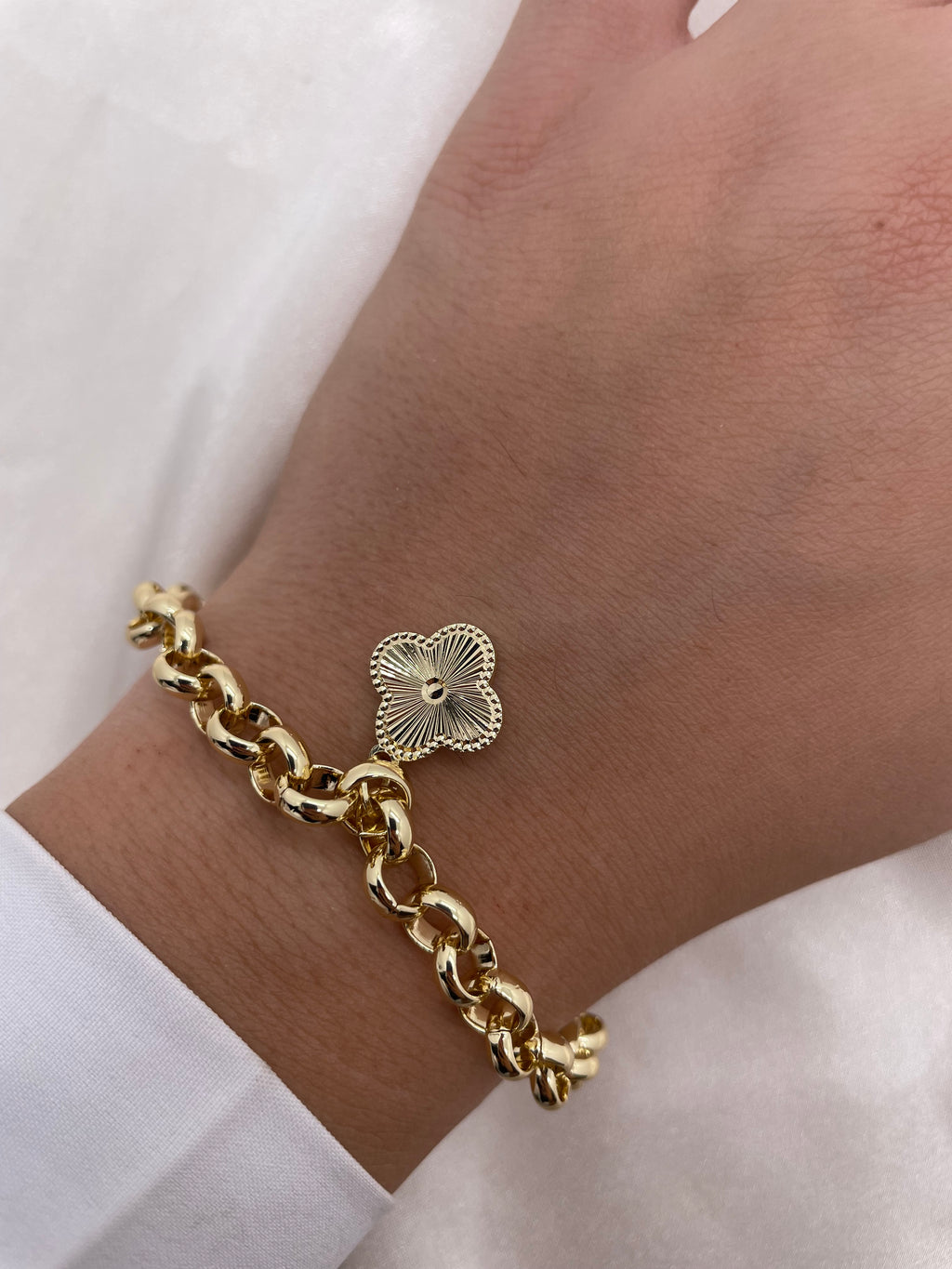 Single Vancleef Chain Bracelet