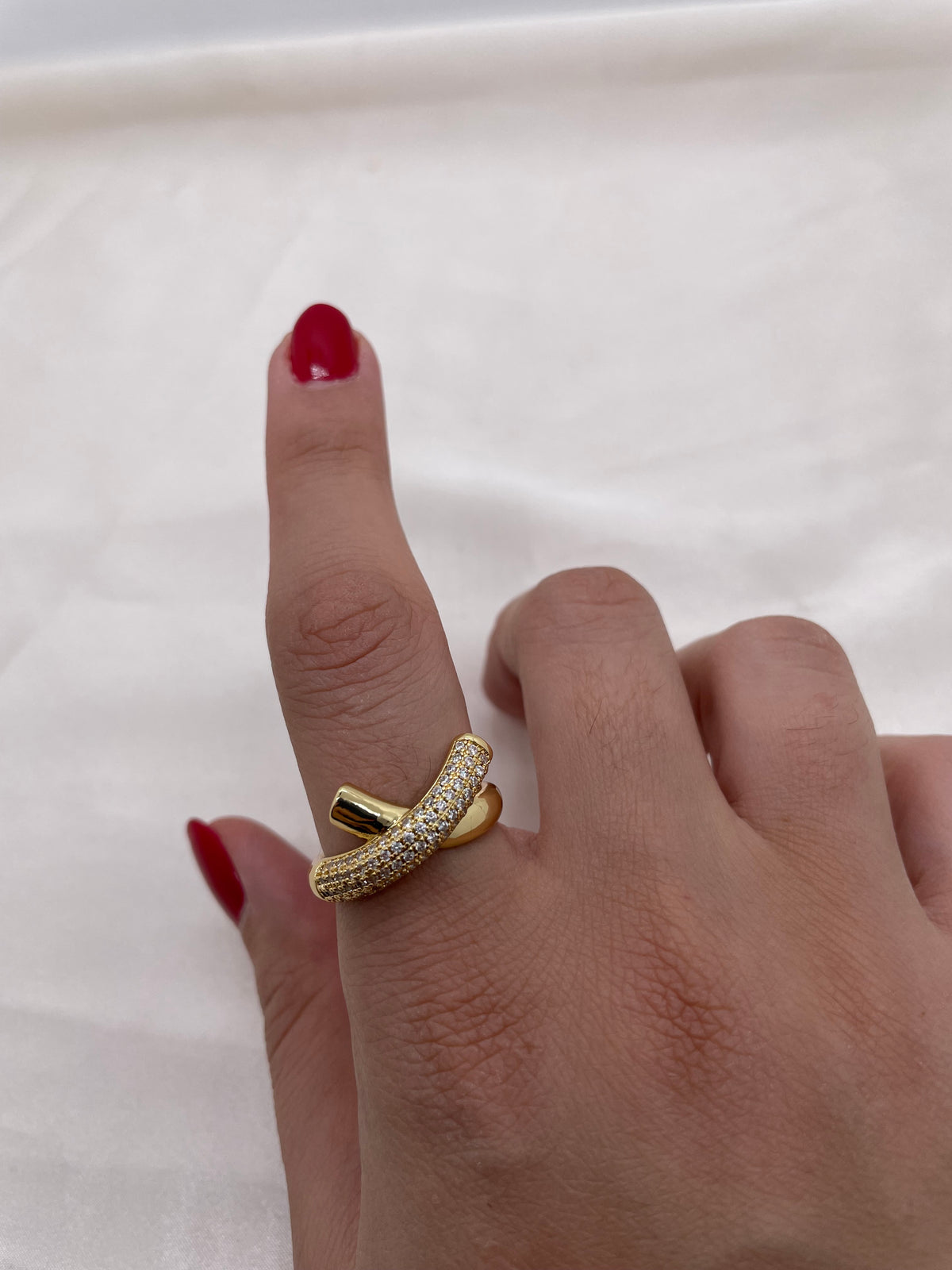 Knot Zircon Ring