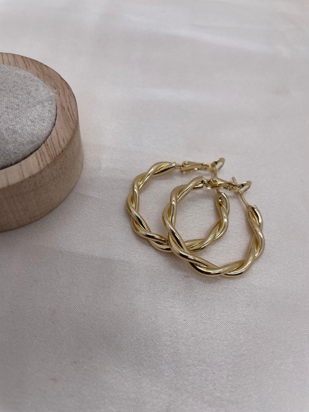 Twisted Hoop Earrings