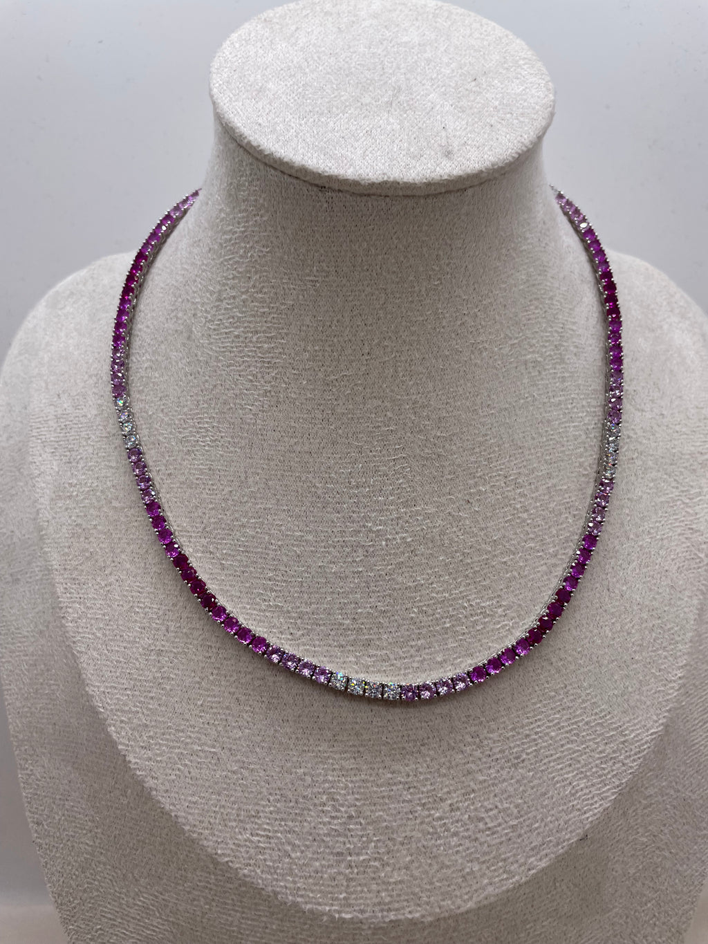 Multicolor Tennis Necklace