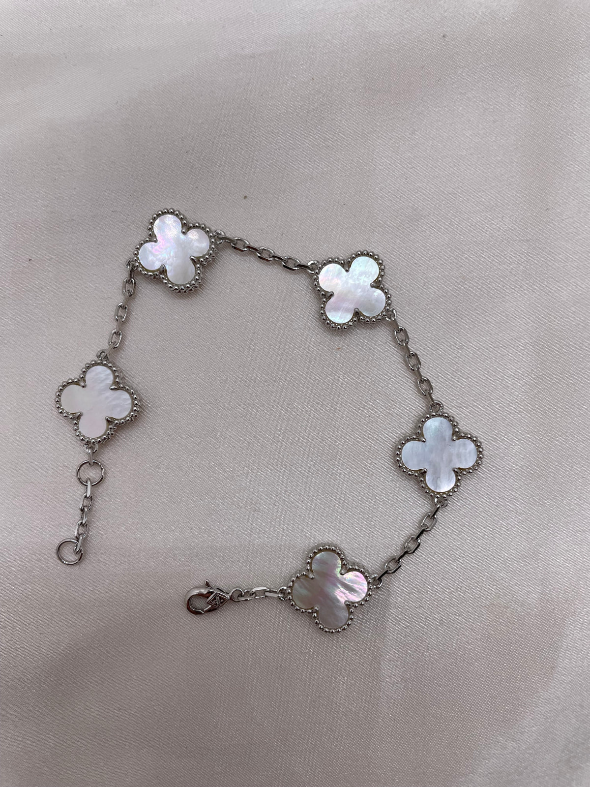 Silver Vancleef Bracelet