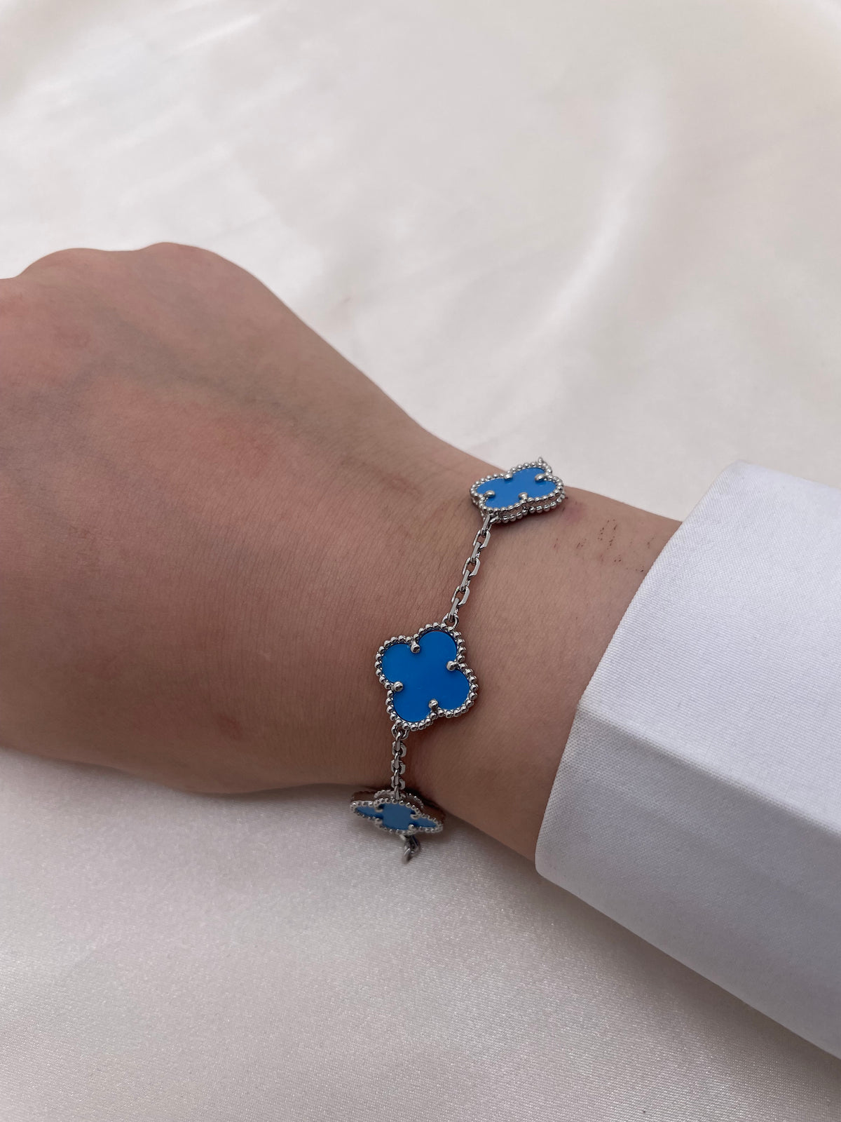 Silver Vancleef Bracelet