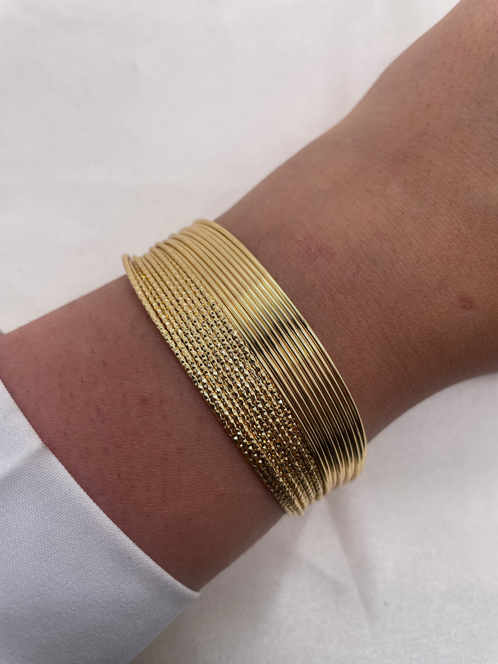 Bangle gold core