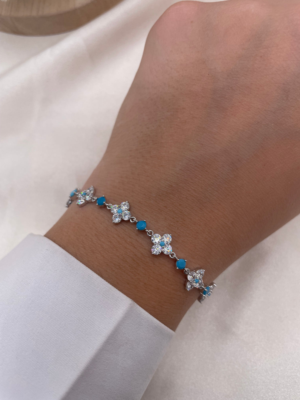 Blue flower Bracelet