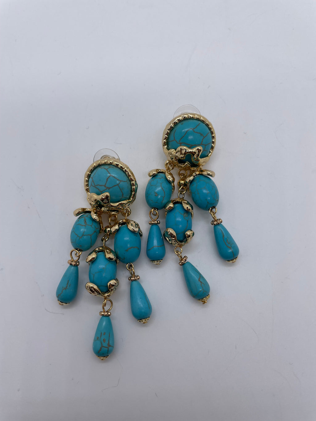 Blue Drop Earrings