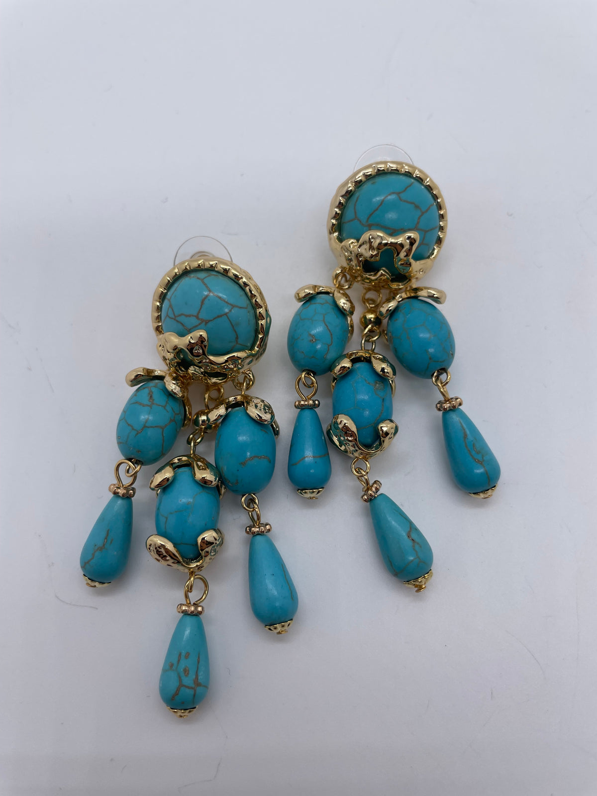 Blue Drop Earrings