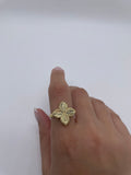 Full Gold Flower Ring