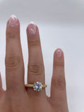 Gold Solitaire Ring