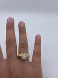 Oval Zircon Ring