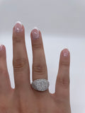 Round Full Zircon Ring