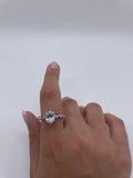 Silver Solitaire Ring