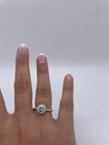 Round Zircon Solitaire Ring
