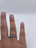 Small Vancleef Blue Ring