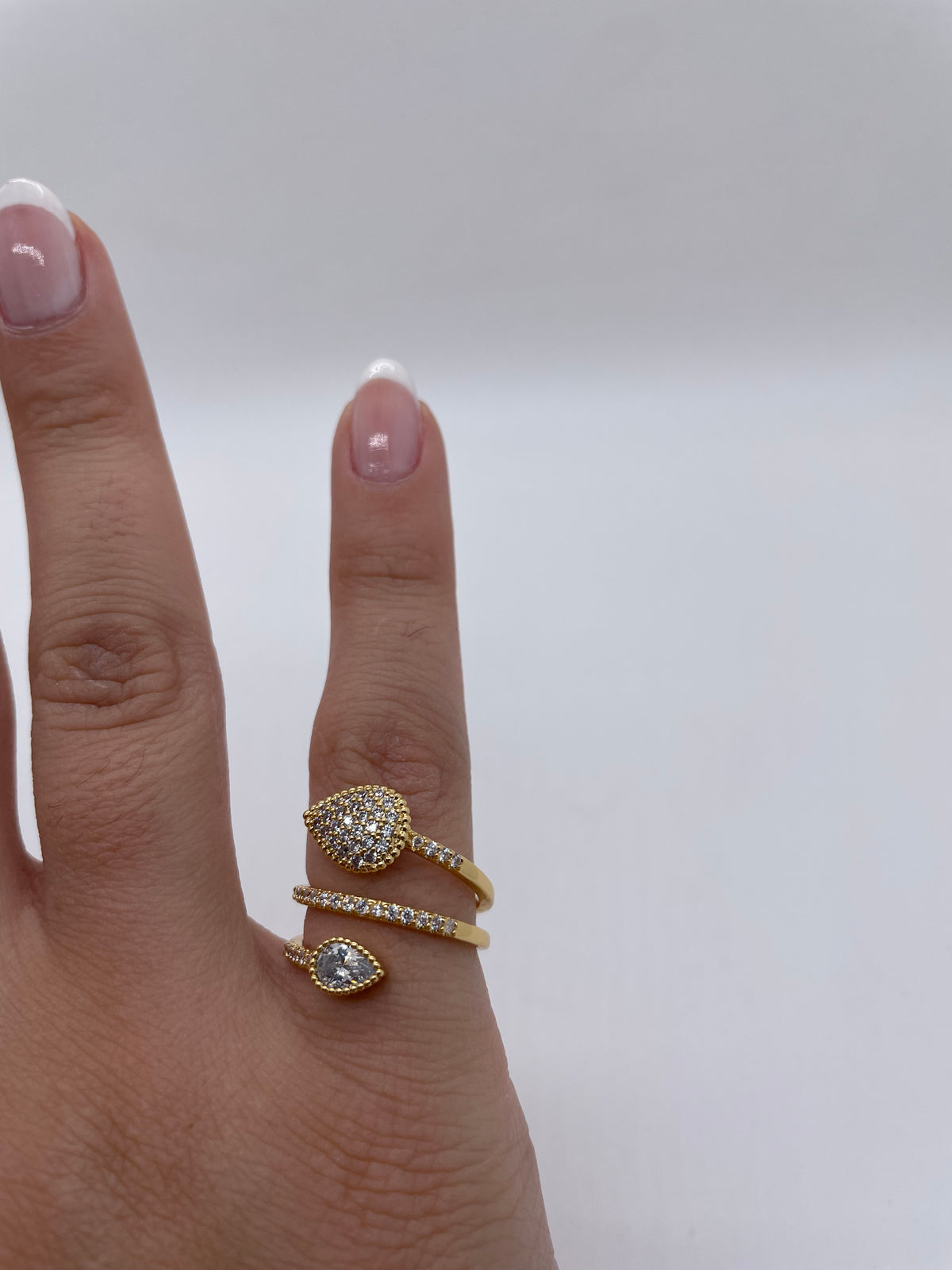 Double Leafy Ring