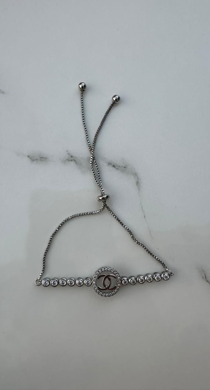 Channel tennis bracelet