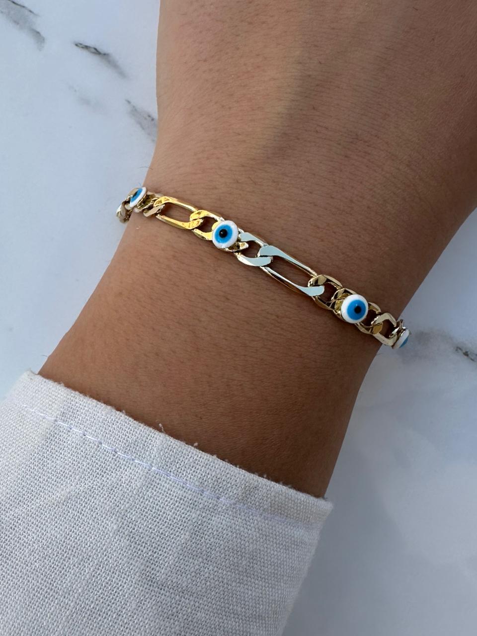 Eye chain bracelet
