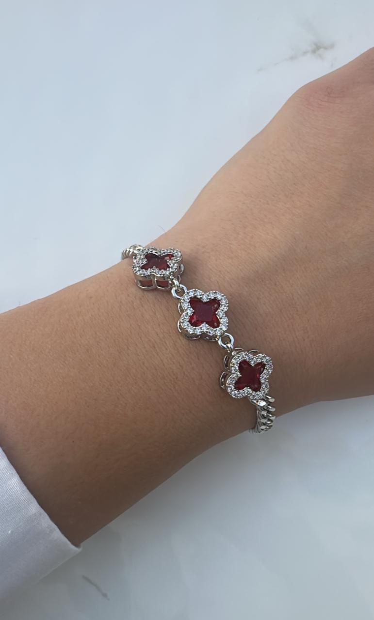 silver van cleef (Burgundy)
