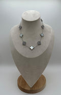 Two Color Vancleef Silver Necklace