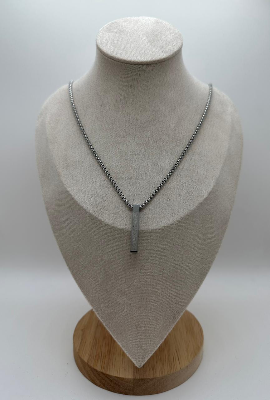 Ayat El Koursi Silver Necklace