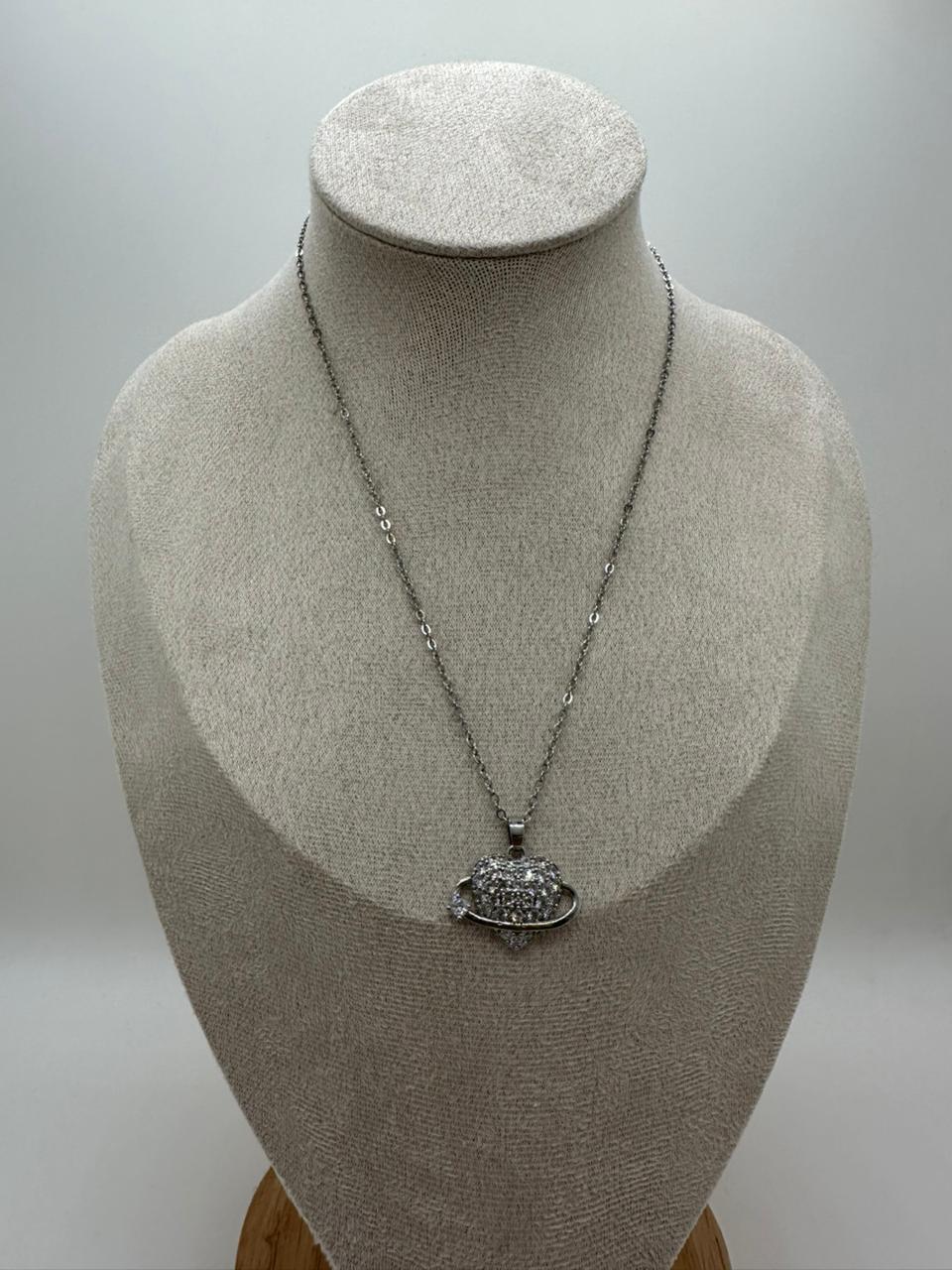 Heart Silver Necklace