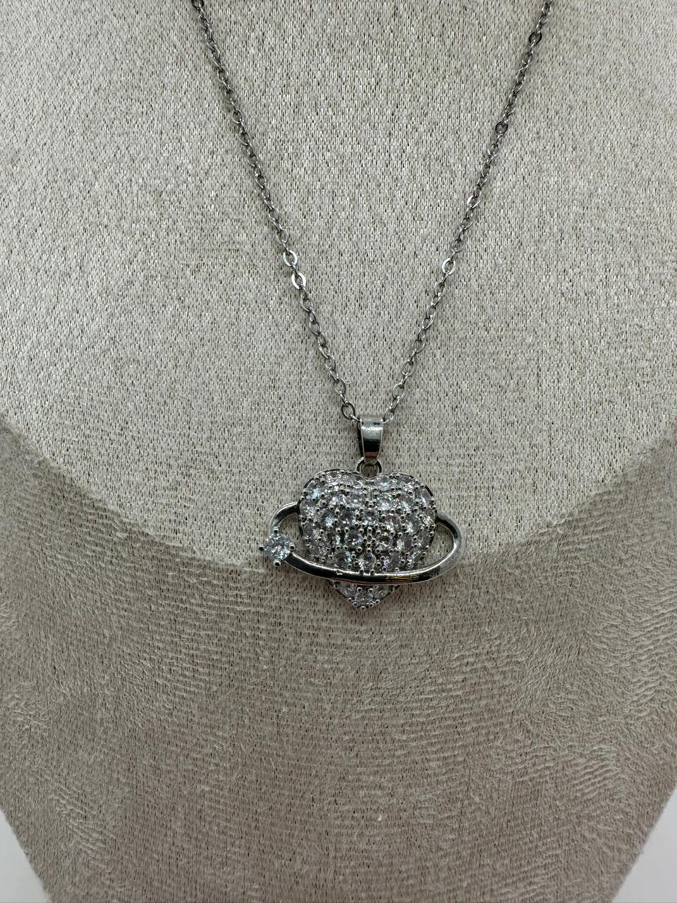 Heart Silver Necklace