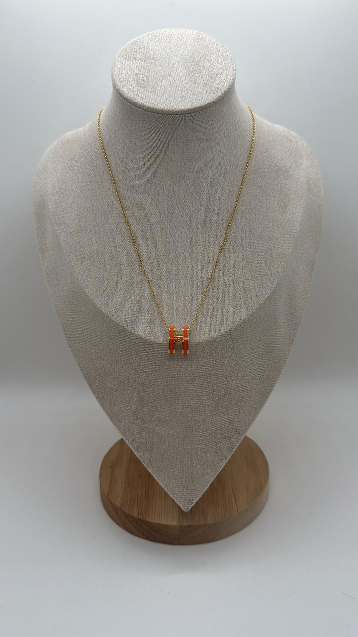 Pop H Hermes Pendant Necklace