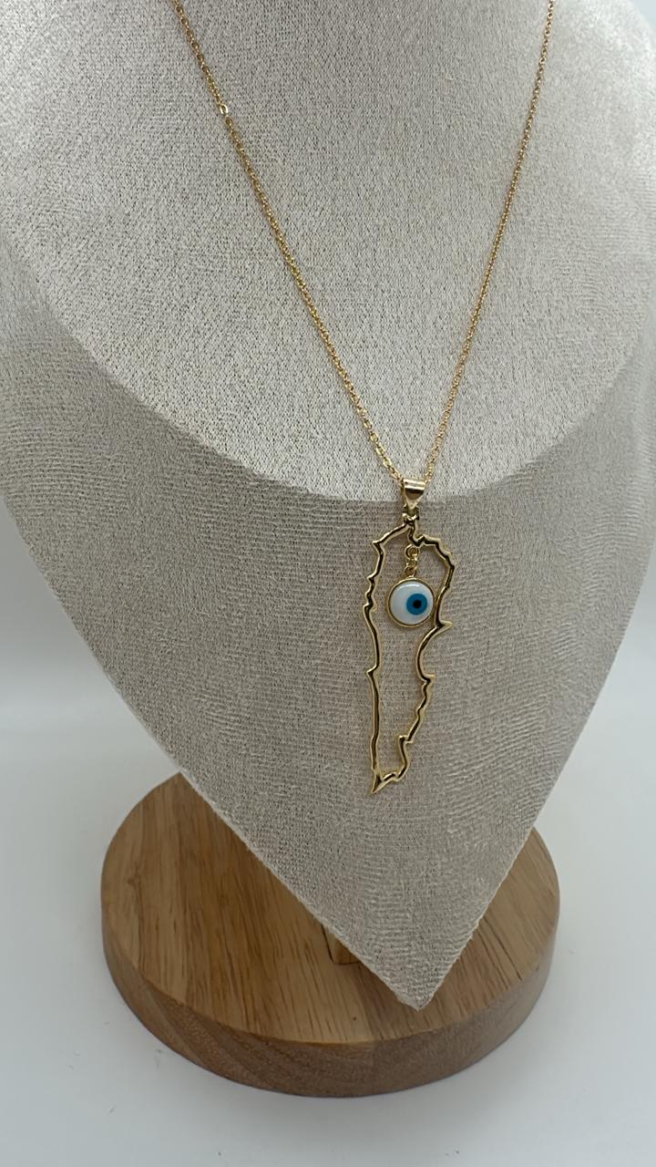 Lebanon's Map Necklace