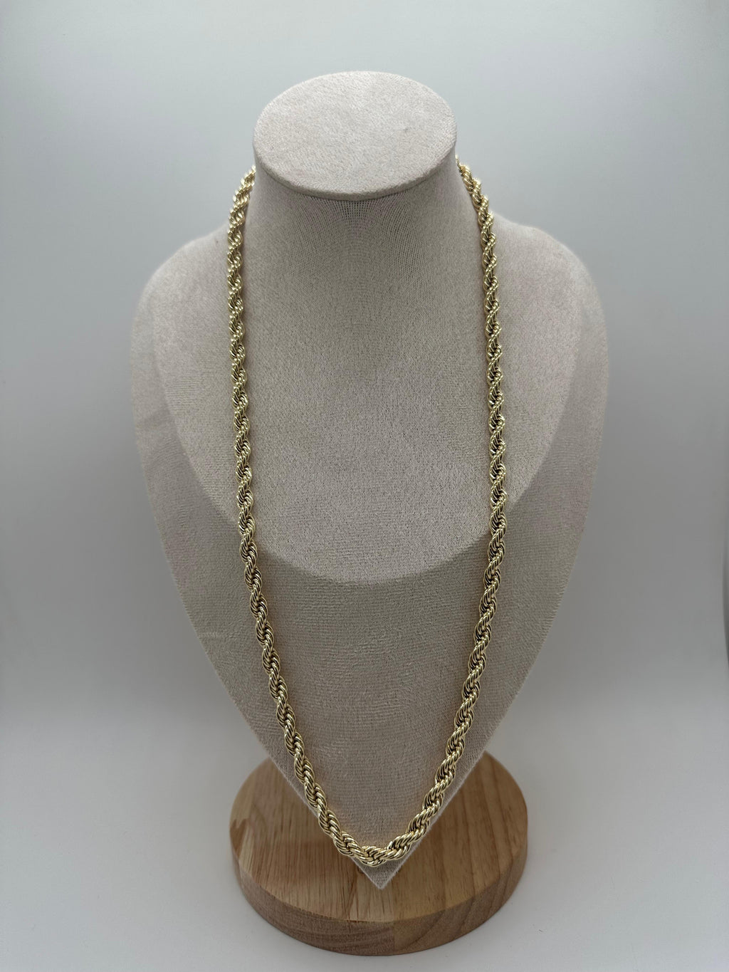 Twisted Gold Unisex Necklace