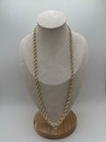 Twisted Gold Unisex Necklace