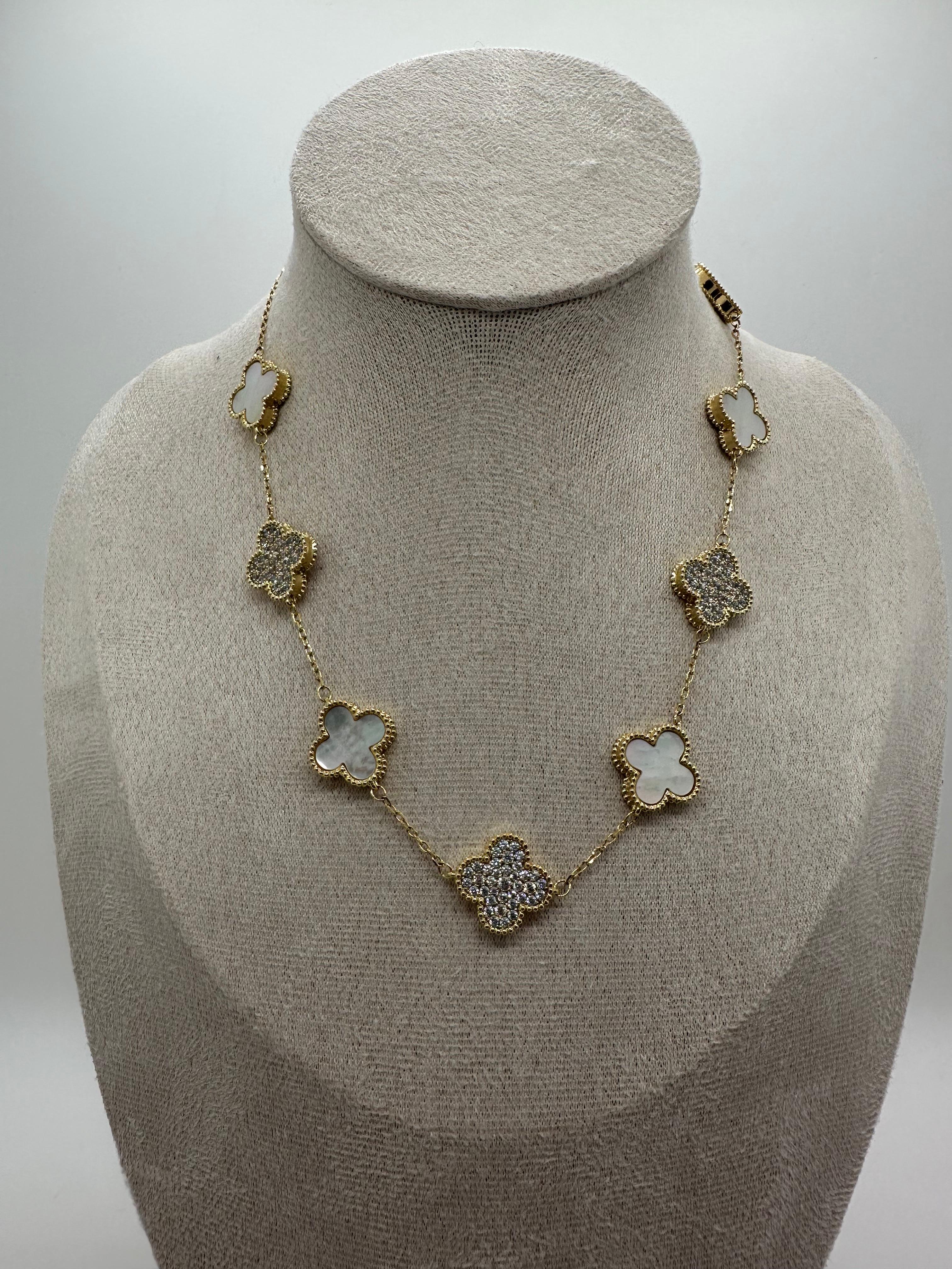 Gold Vancleef Necklace